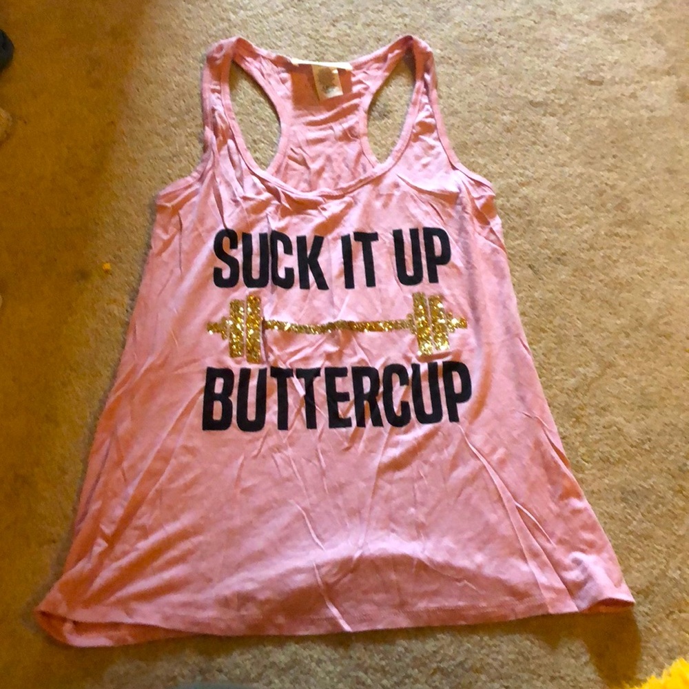 Medium pink tank top